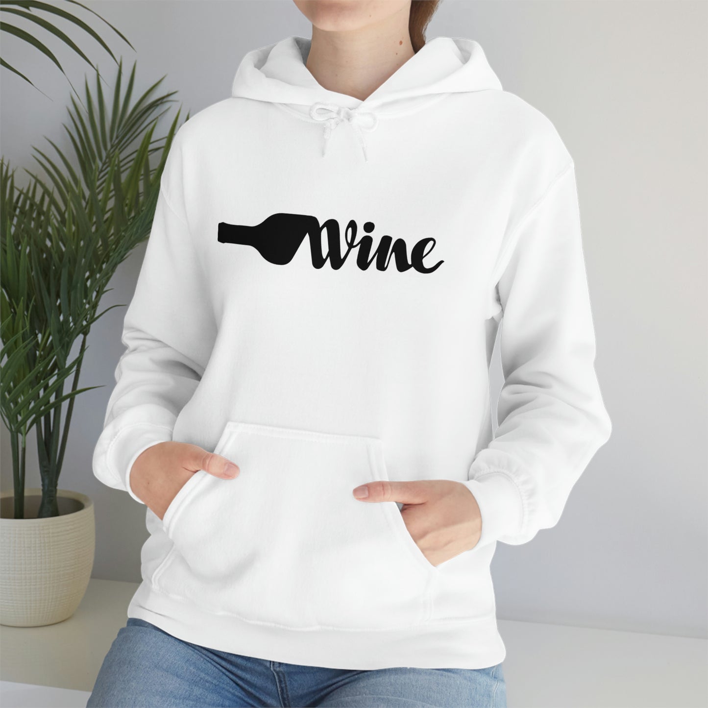 Wine Unisex Heavy Blend™ Hooded Sweatshirt