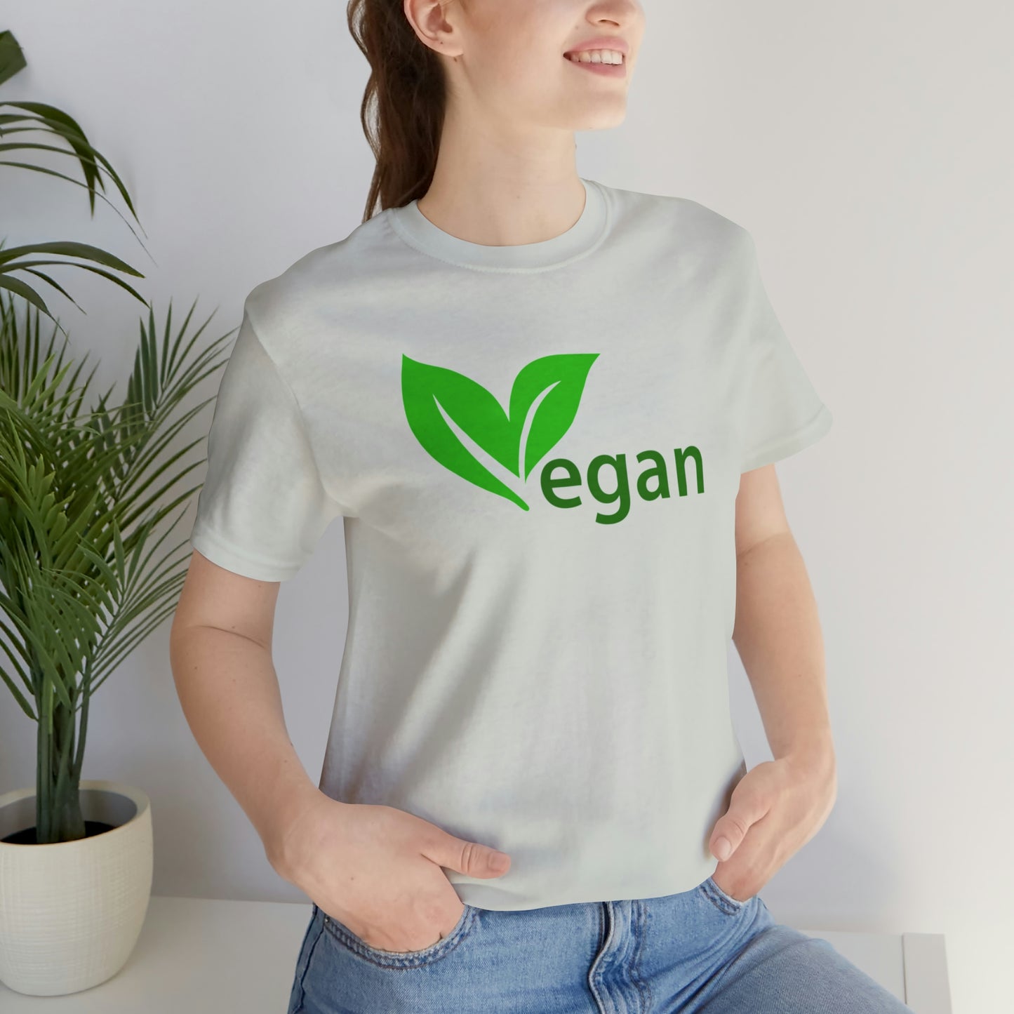 Vegan Unisex Jersey Short Sleeve Tee