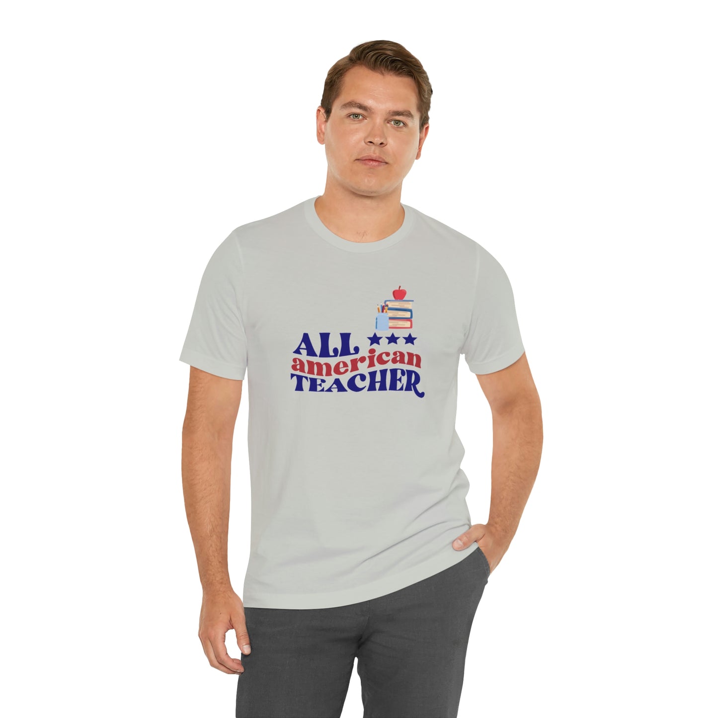 All American Teacher Unisex Jersey Short Sleeve Tee