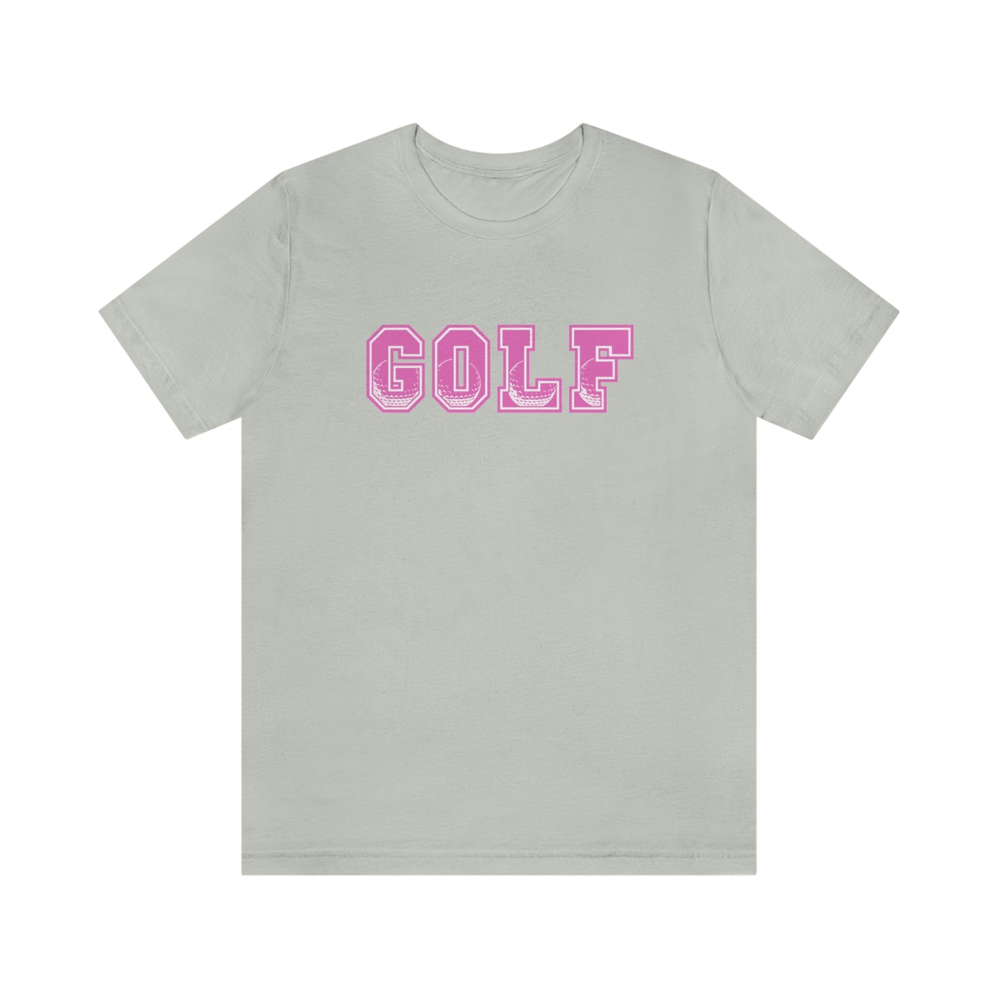 Golf Pink Unisex Jersey Short Sleeve Tee