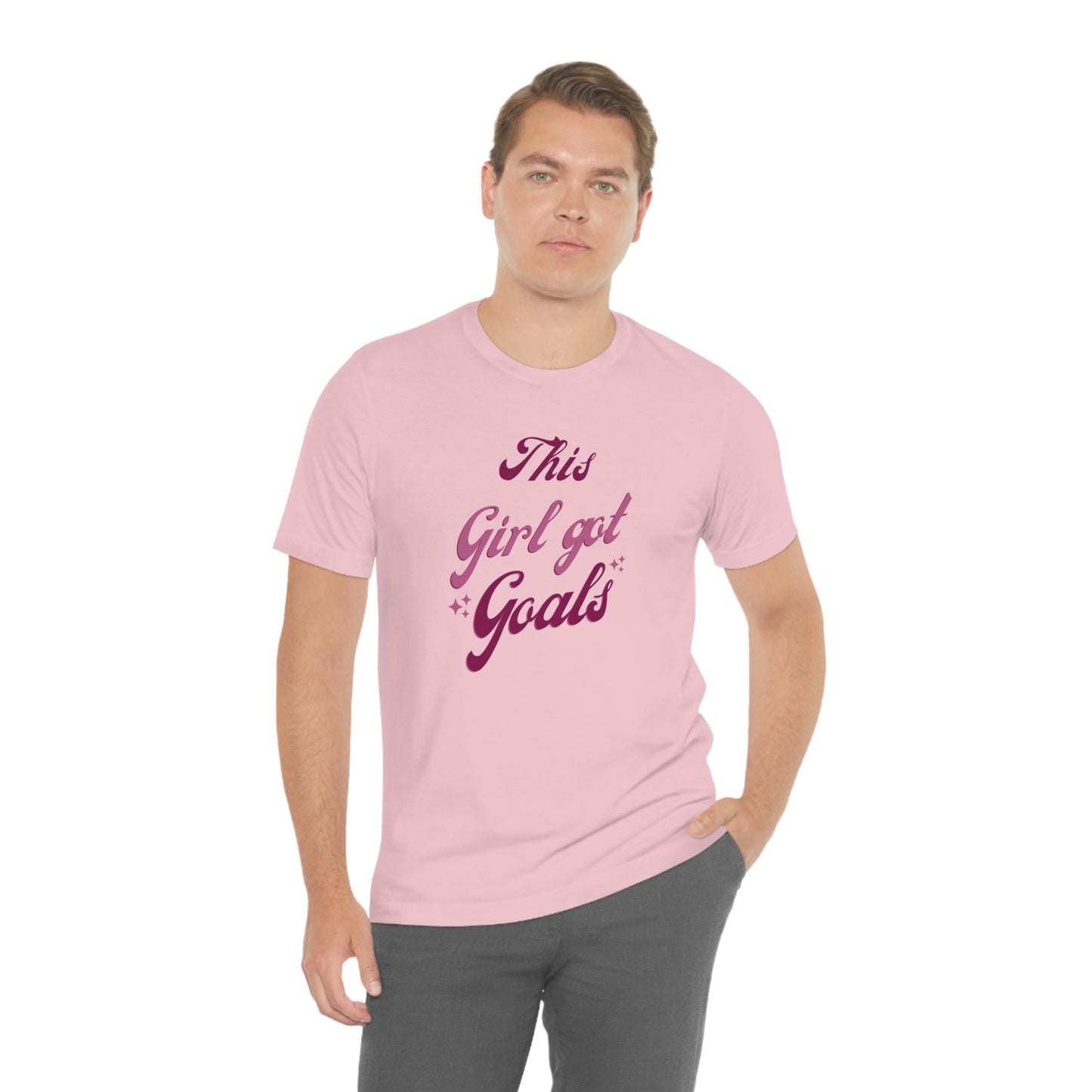 This Girl Got Goals Unisex Jersey Short Sleeve Tee