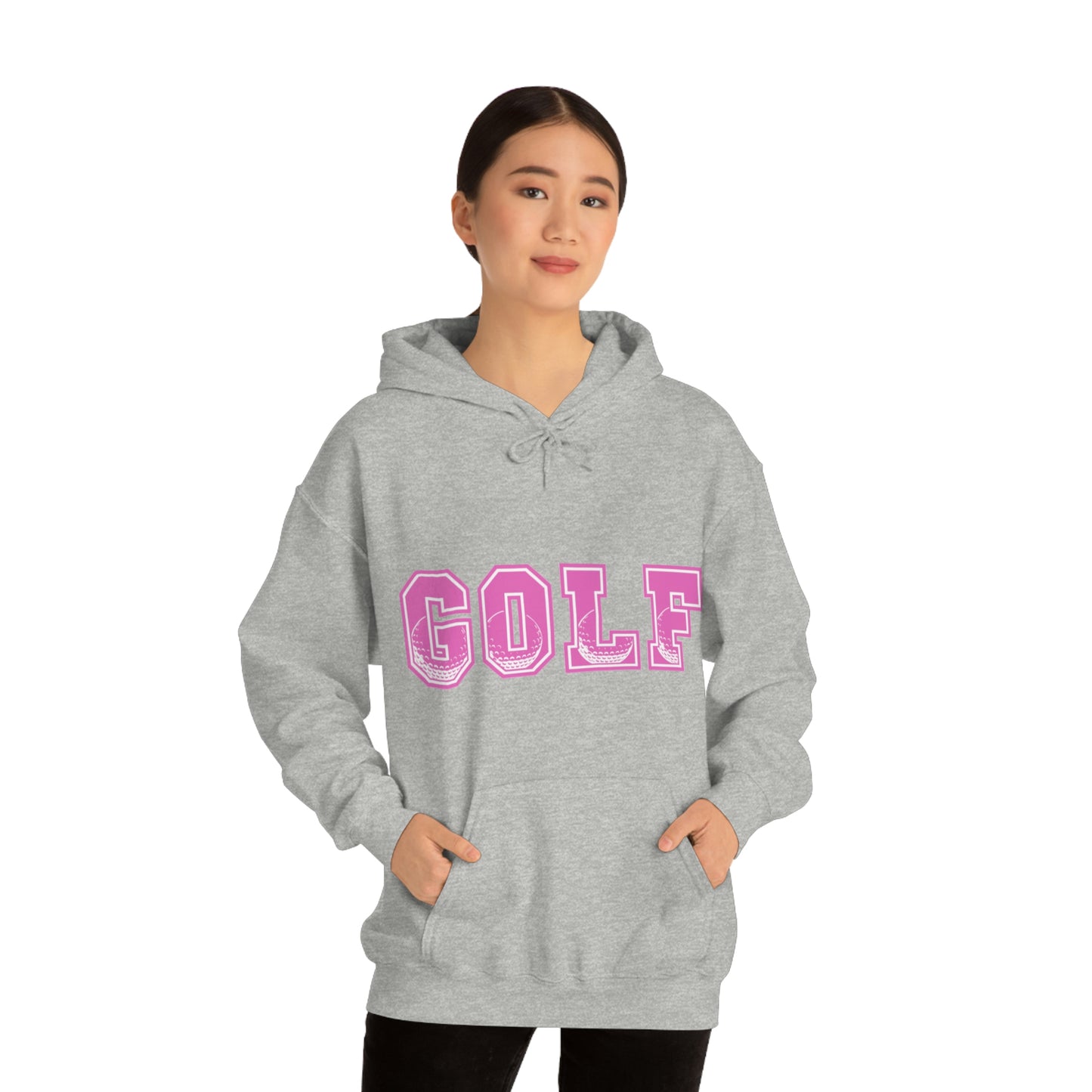 Golf Pink Unisex Heavy Blend™ Hooded Sweatshirt