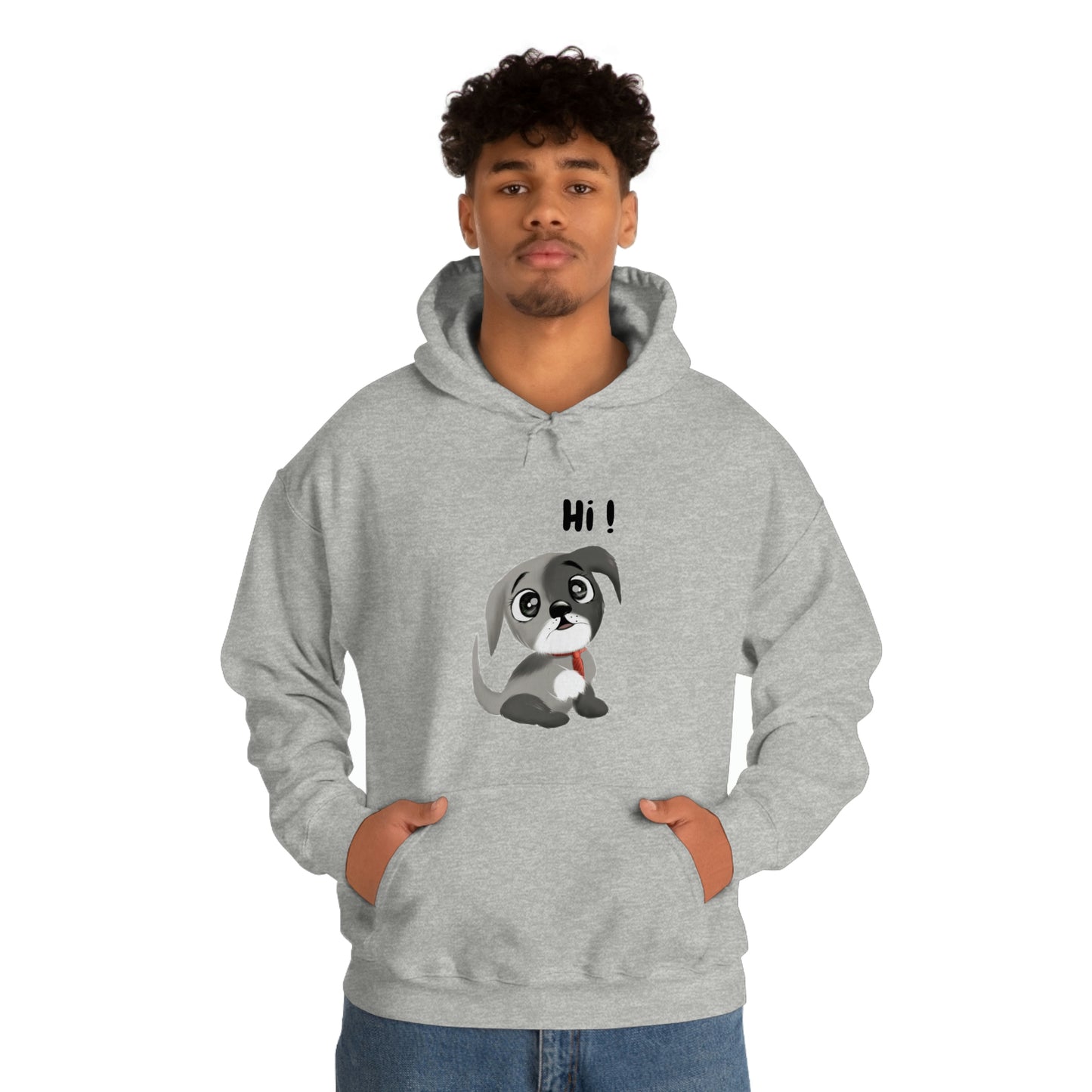 Hi Puppy Unisex Heavy Blend™ Hooded Sweatshirt