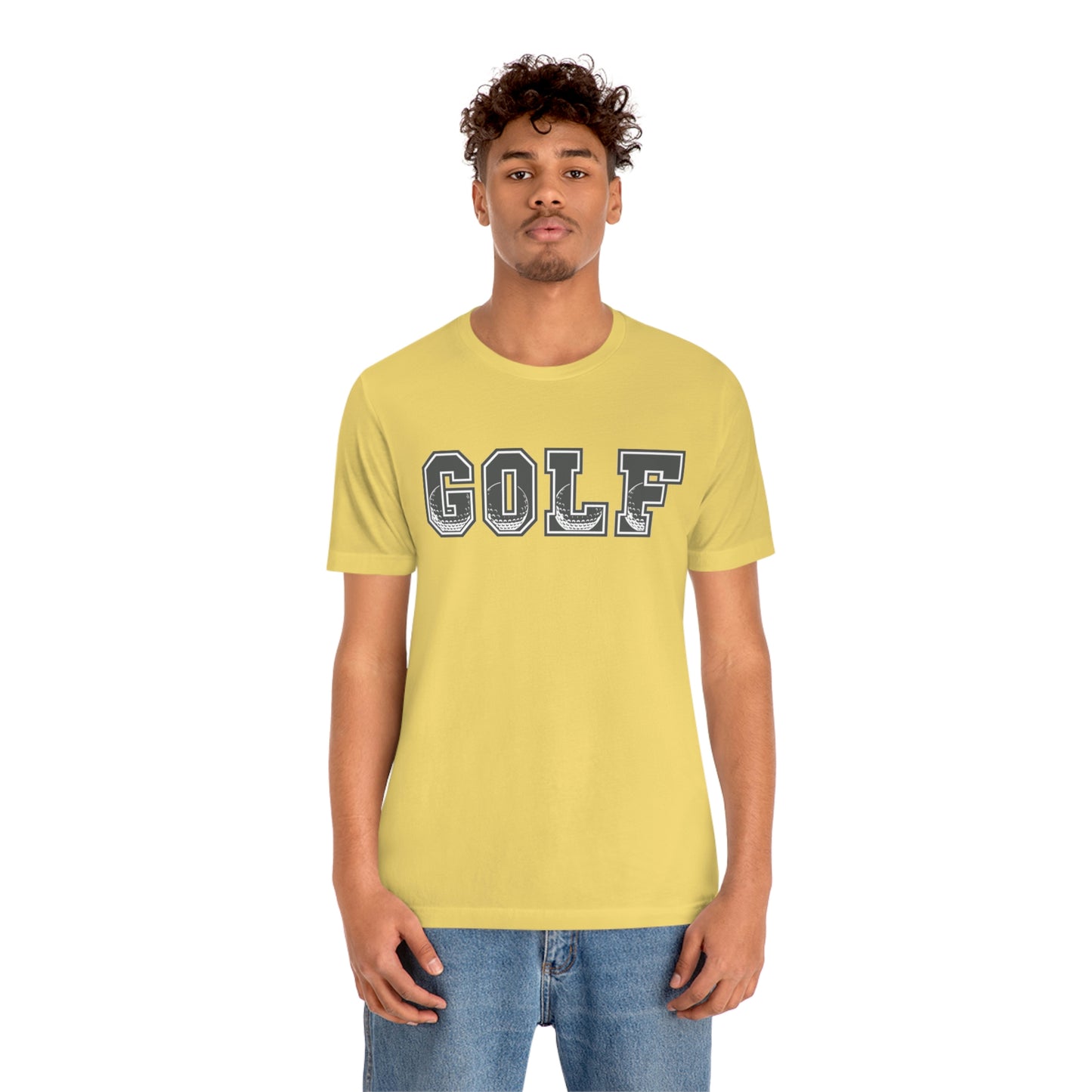 Golf Grey Unisex Jersey Short Sleeve Tee