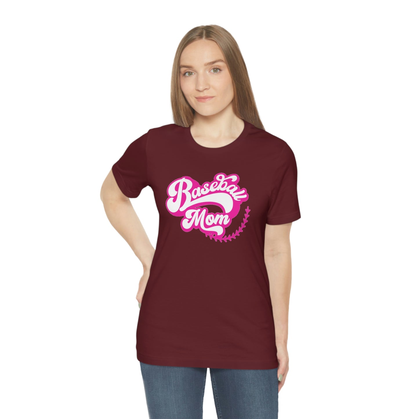 Baseball Mom Unisex Jersey Short Sleeve Tee