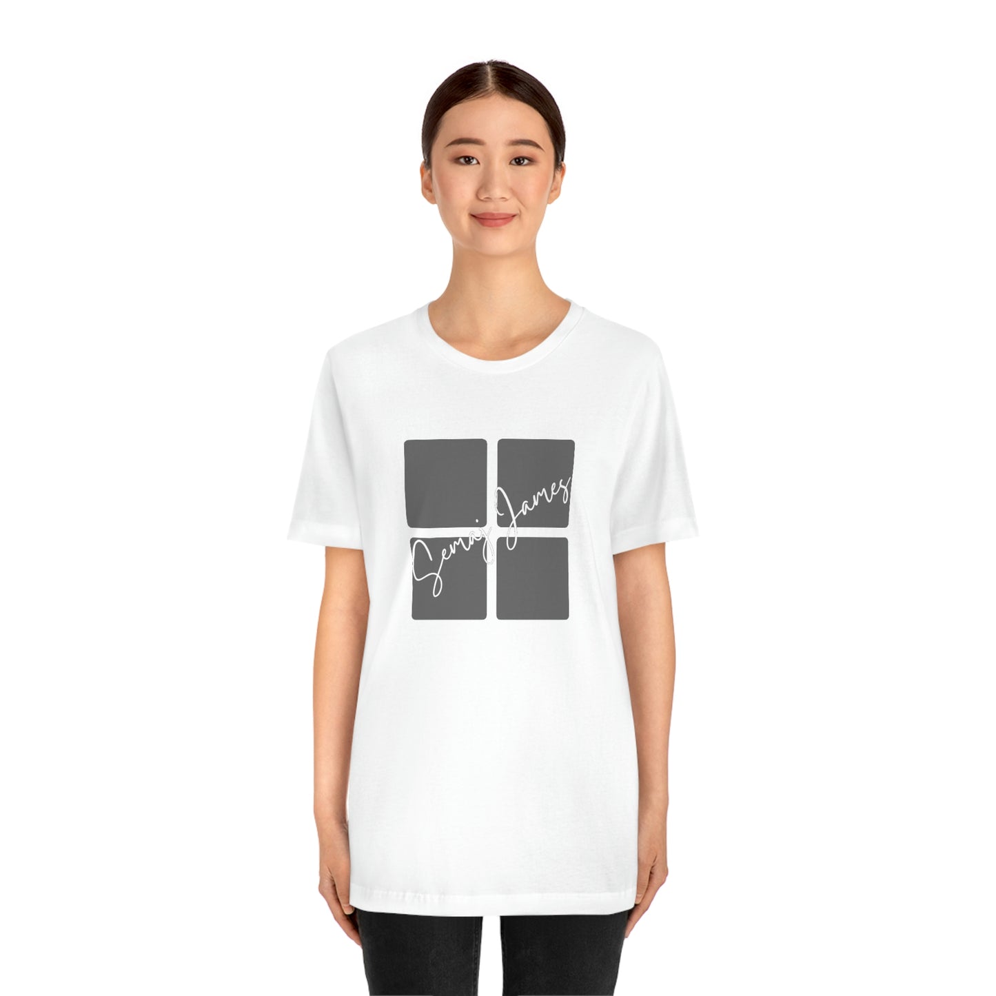 Broken Square Semaj James Unisex Short Sleeve Tee