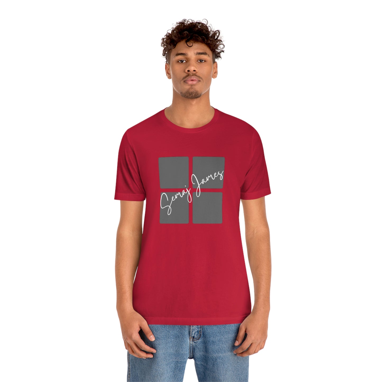 Broken Square Semaj James Unisex Short Sleeve Tee