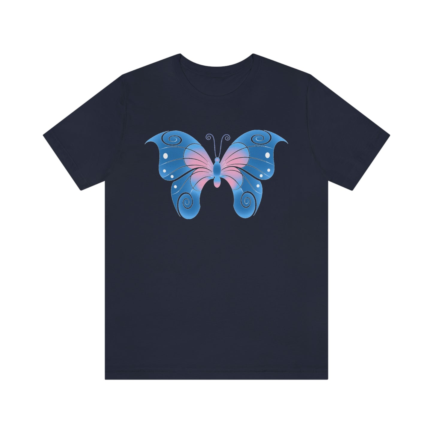 Butterfly Blue Unisex Jersey Short Sleeve Tee