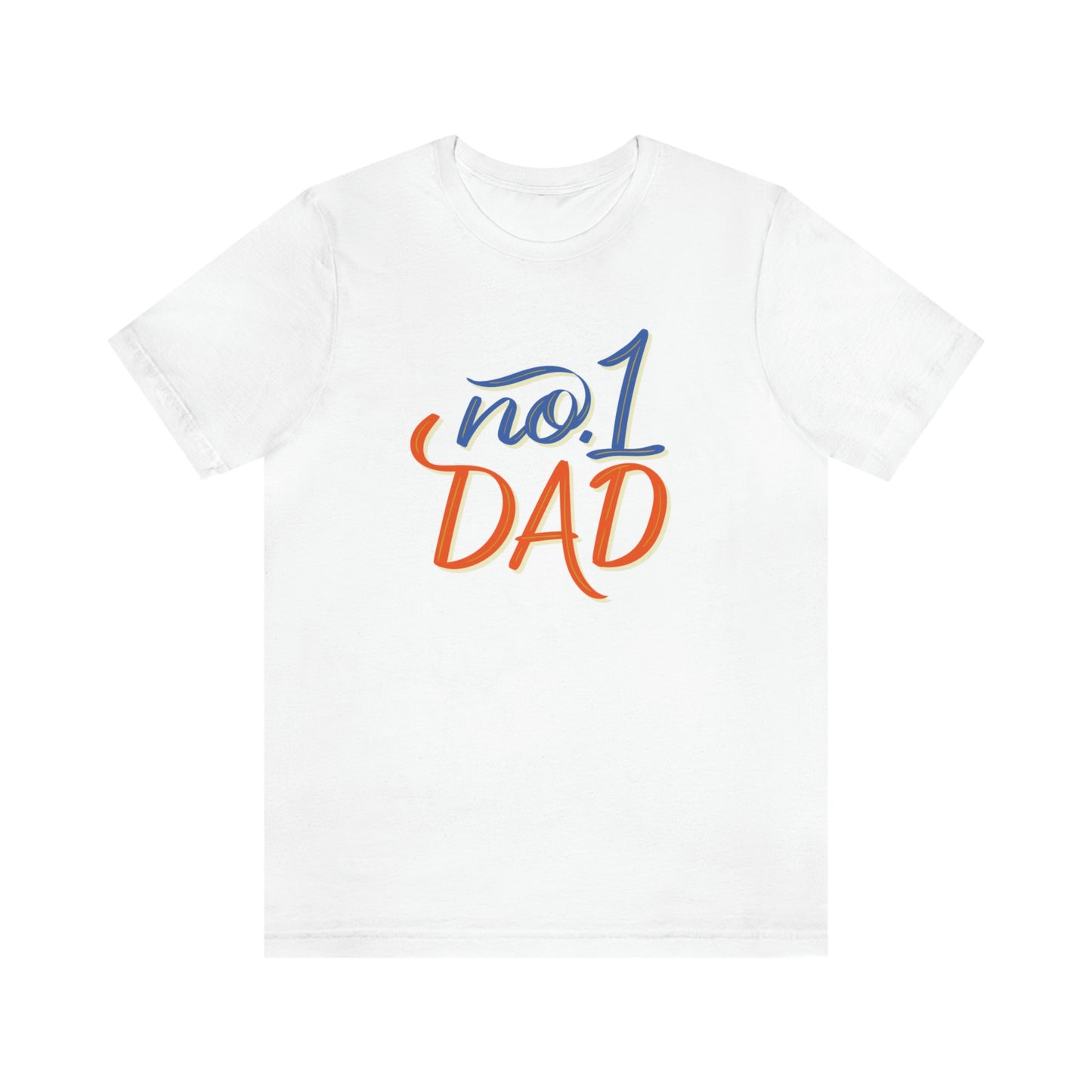 #1 Dad Unisex Jersey Short Sleeve Tee