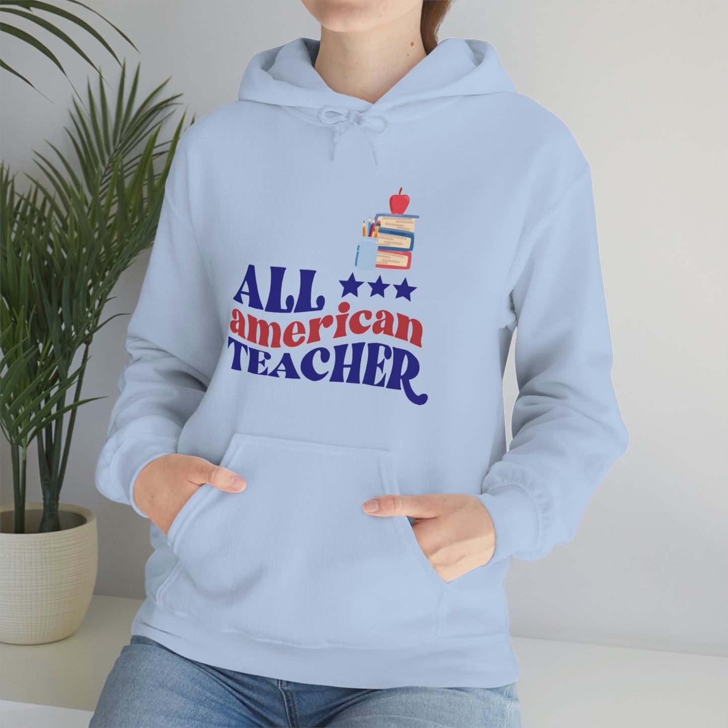 All American Teacher Unisex Heavy Blend™ Hooded Sweatshirt